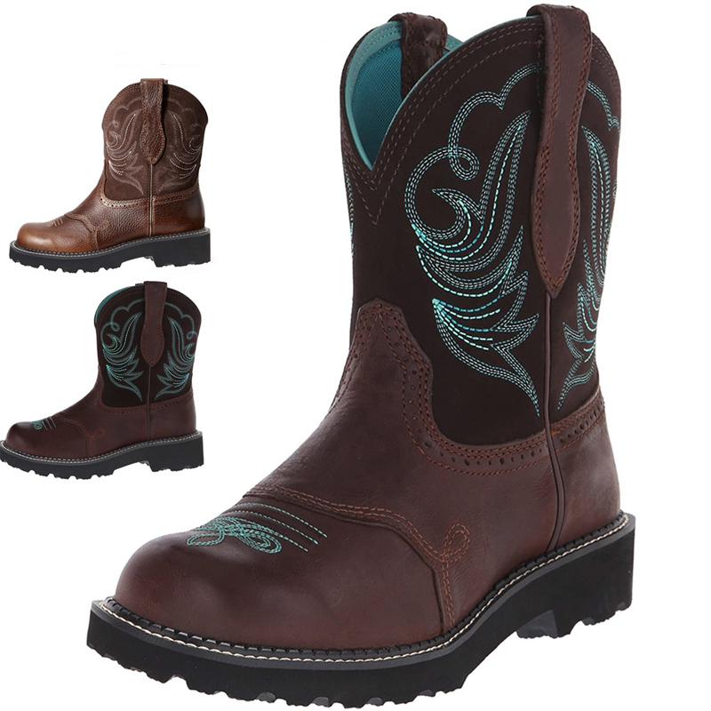 Men'S Ethnic & Formal Designer Wear Studio S - Embroidered Cowboy Boots For Men Women