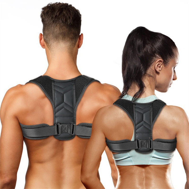 Men'S Formal Wear Belt - Adjustable Back Posture Corrector Neck Brace
