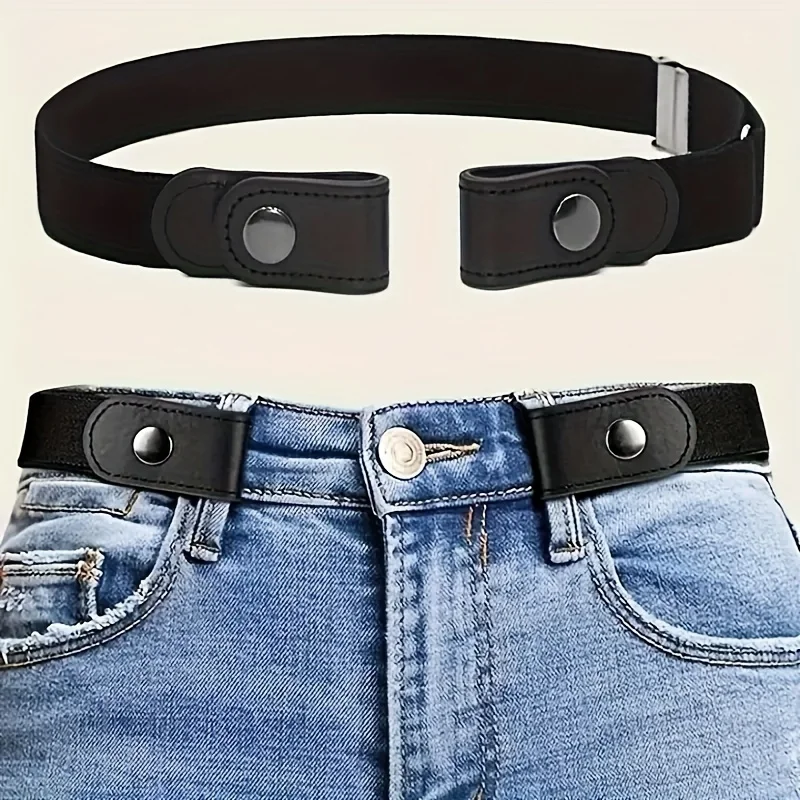 Men'S Formal Wear Belt - Buckle-Free Belt For Jean Pants,Dresses,No Buckle