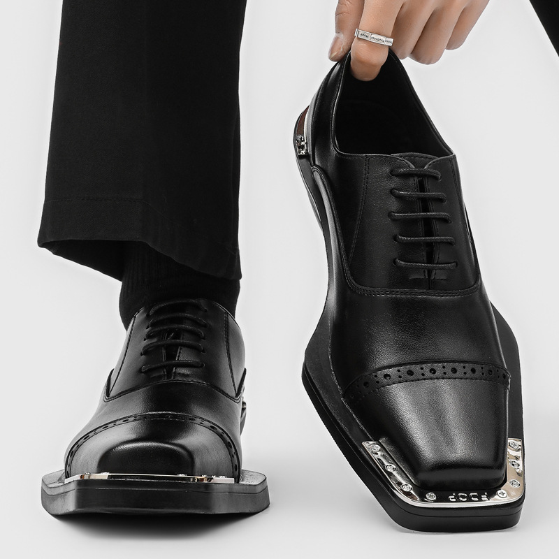 Mens Formal Look - Men's leather shoes - British style