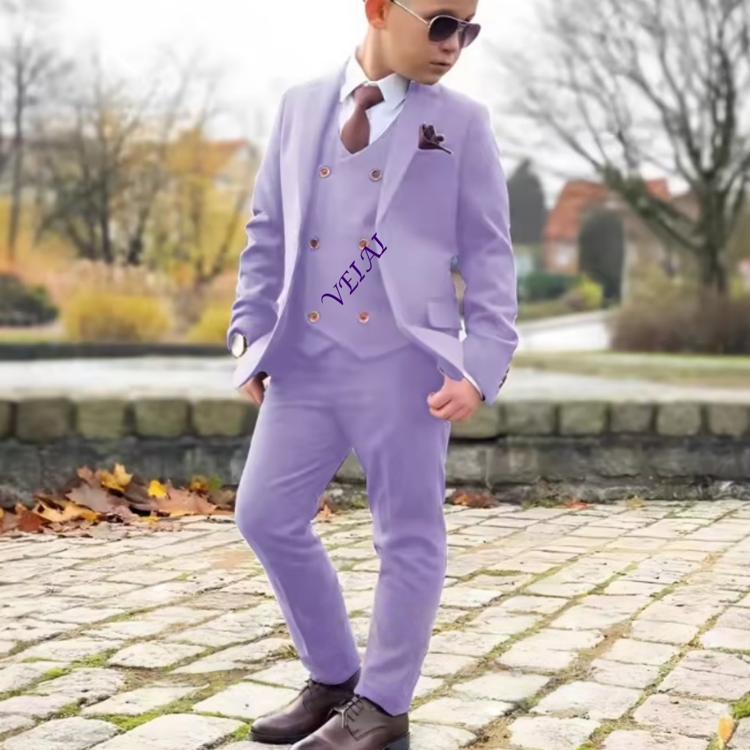 Mens Formal - Boys 3 Piece Formal Suit Set