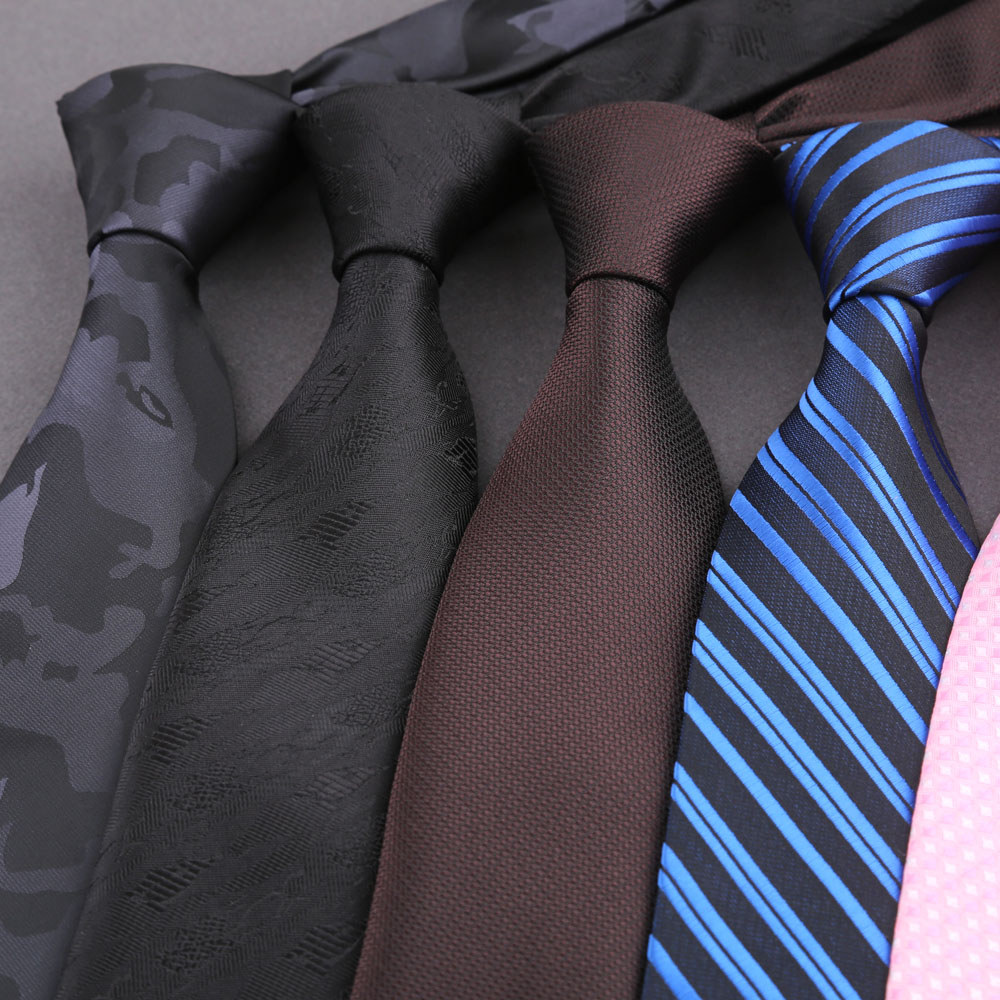 Men Formal Party Wear Shirt - Fashion Men's Classic Solid Ties Daily