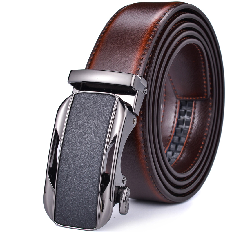 Men'S Formal Wear Belt - Ratchet Dress Genuine Leather Belts for