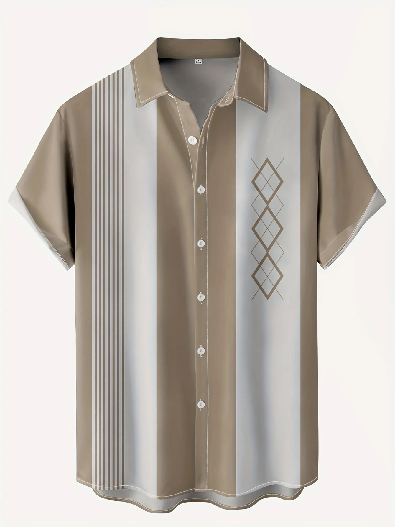 2026 New Hawaiian Men's Retro  - Men Formal Party Wear Shirt 评论和价格