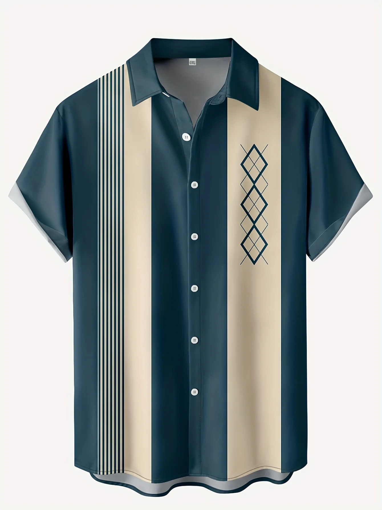 2026 New Hawaiian Men's Retro  - Men Formal Party Wear Shirt 评论和价格
