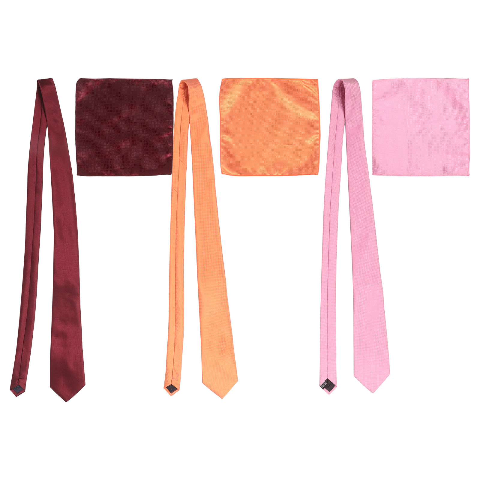 Solid Color Men Necktie Pocket - Mens Formal 评论和价格