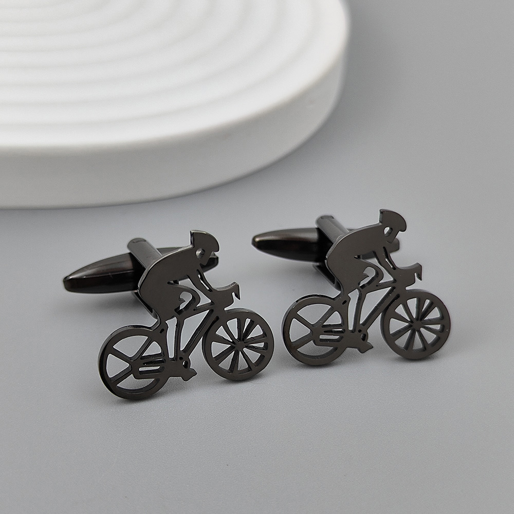 Bicycle racer gold-plated cuff - Men'S Formal Wear Ties 评论和价格