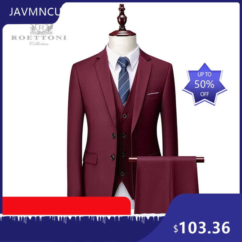 Men's Slim Fit Premium Suit Se - Men'S Formal Wear For Graduation 评论和价格