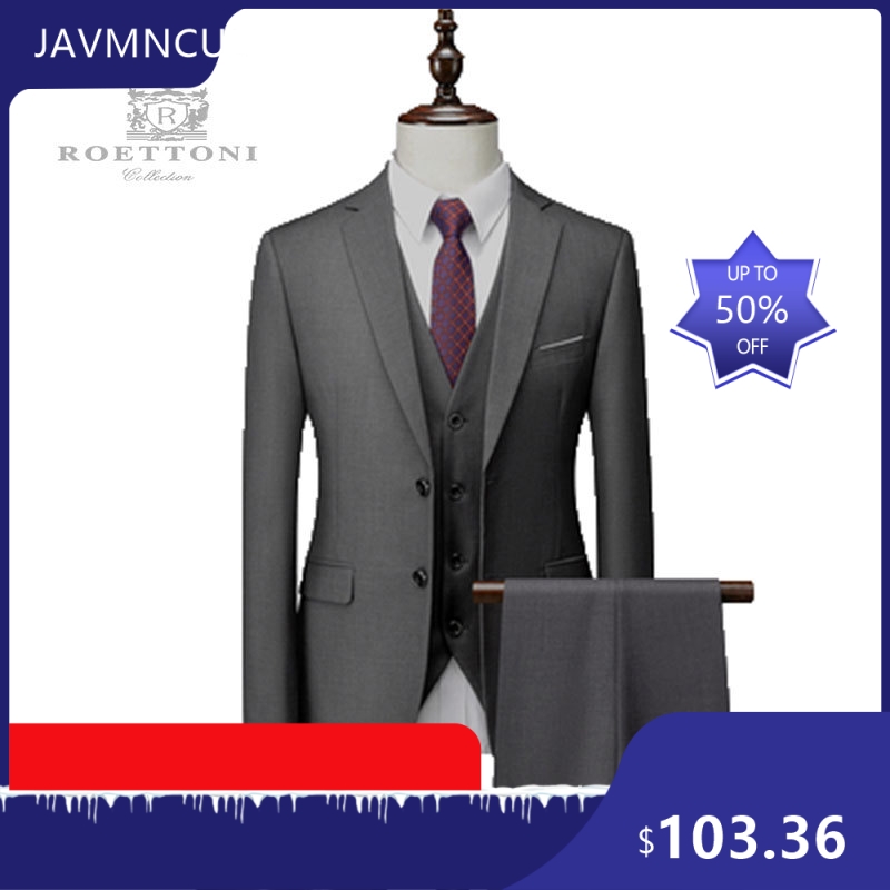 Men's Slim Fit Premium Suit Se - Men'S Formal Wear For Graduation 评论和价格