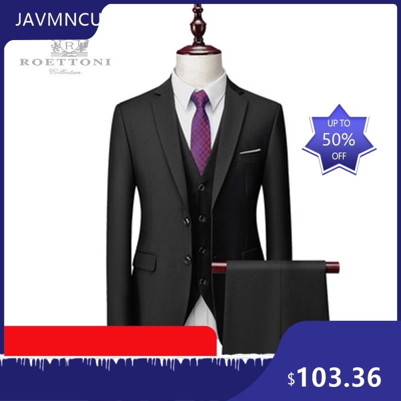 Men's Slim Fit Premium Suit Se - Men'S Formal Wear For Graduation 评论和价格