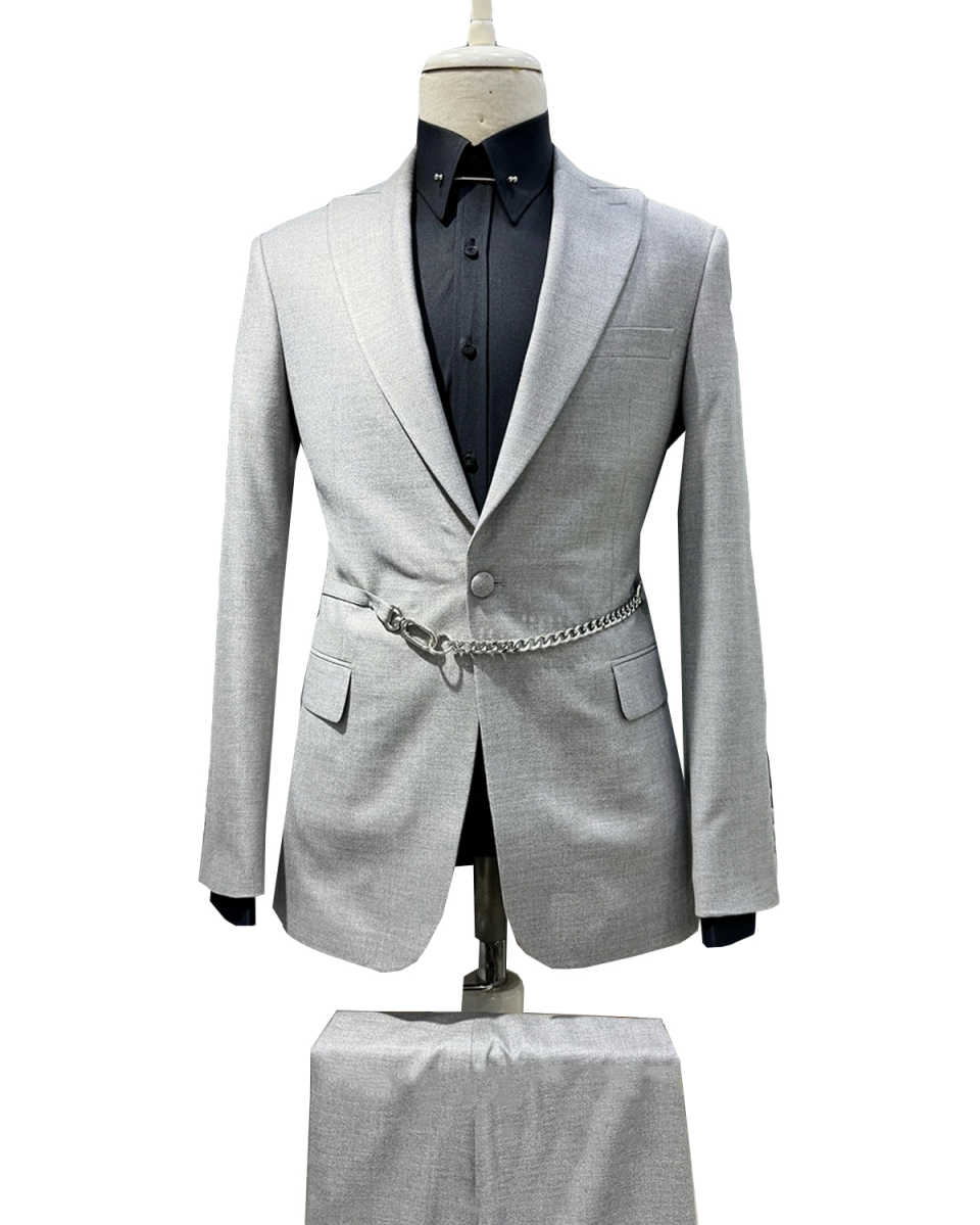 Casual Men Suits 3 Pieces Jack - Men'S Formal Wear Belt 评论和价格