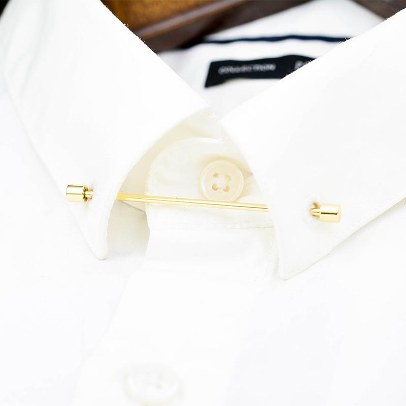 Shirt Collar Bar Cylinder Scre - Men Formal Party Wear Shirt 评论和价格