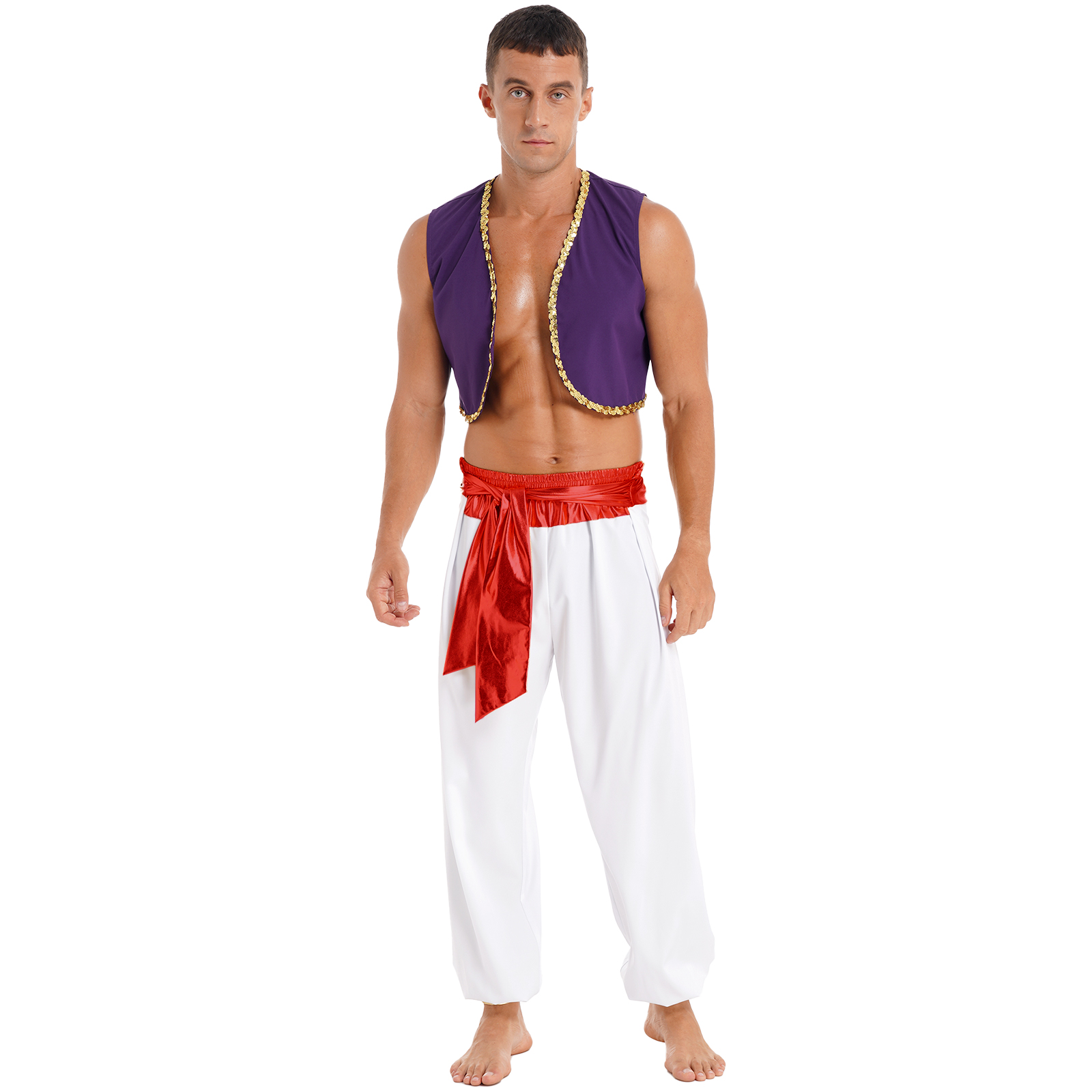 Arab King Prince Cosplay Costu - Men'S Formal Wear Belt 评论和价格