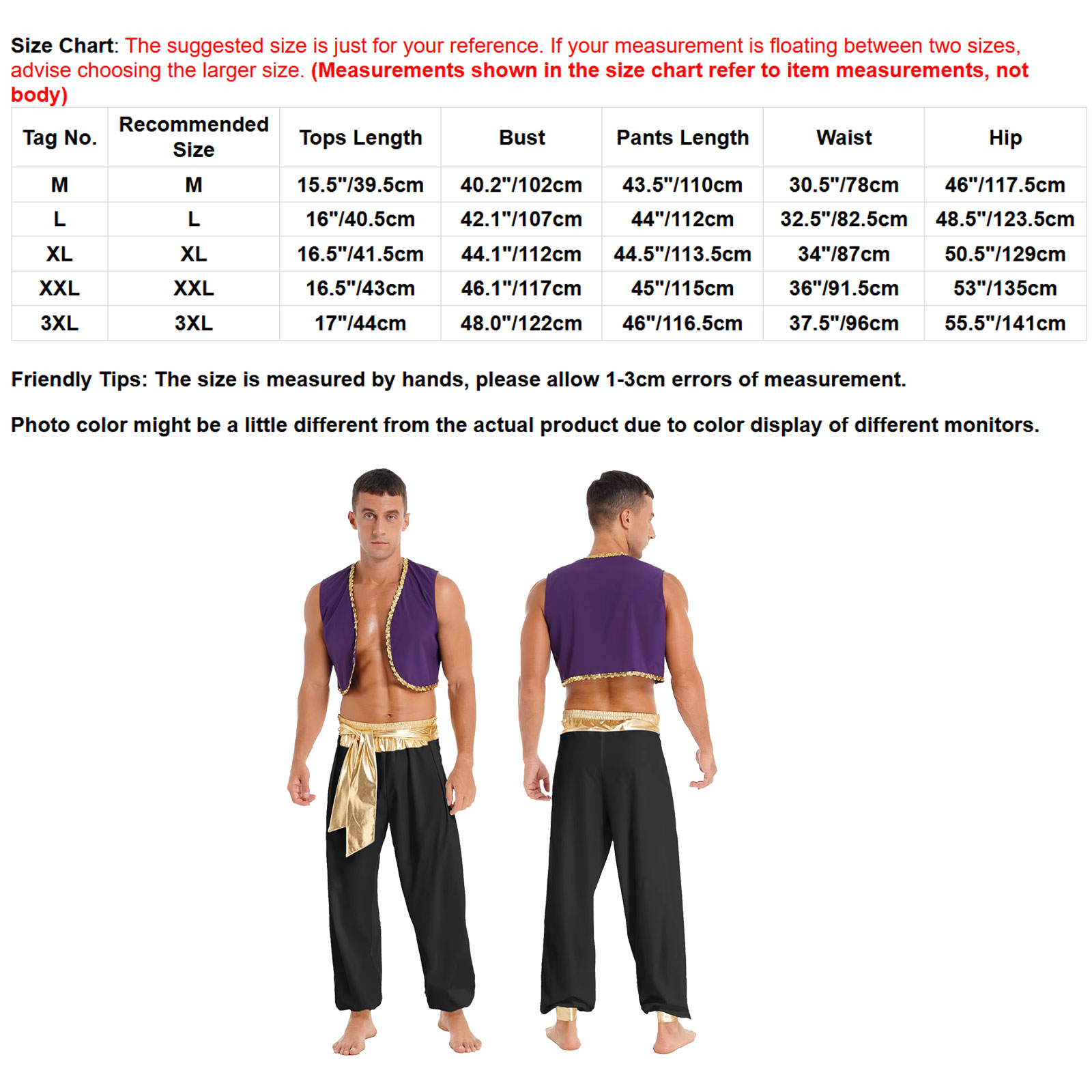 Arab King Prince Cosplay Costu - Men'S Formal Wear Belt 评论和价格