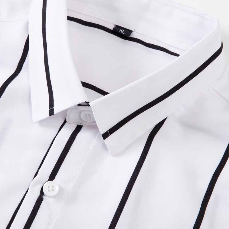 Men's Striped Dress Shirt Long - Mens Formal 评论和价格