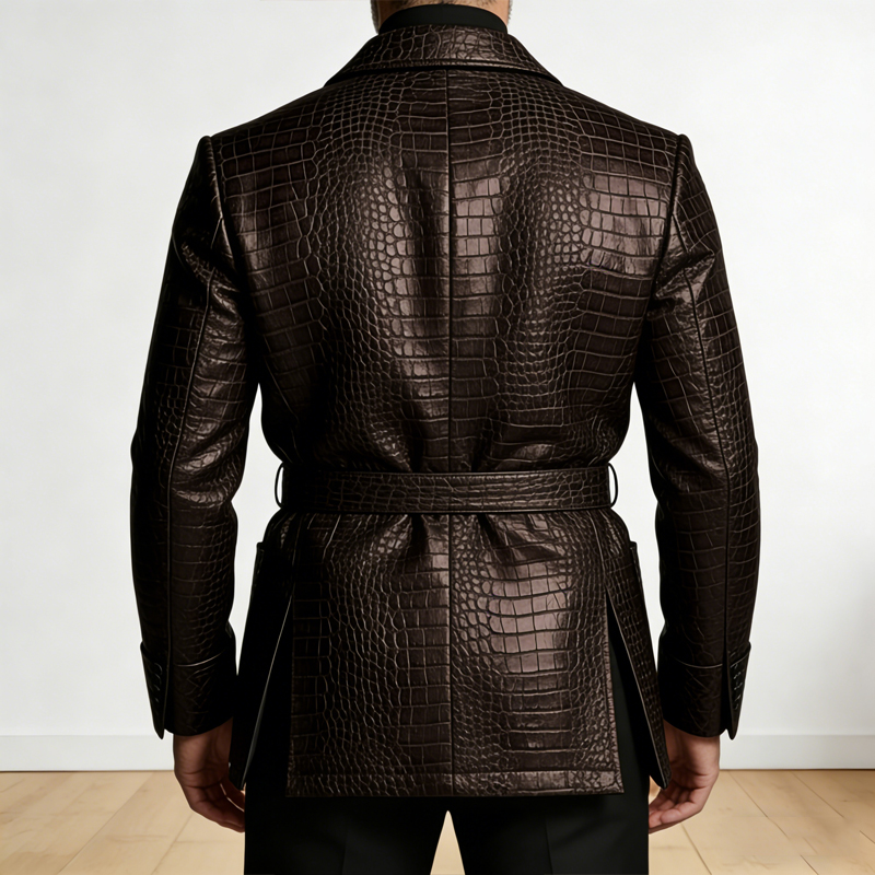  Men's Crocodile Pattern Leat - Men'S Formal Wear Belt 评论和价格