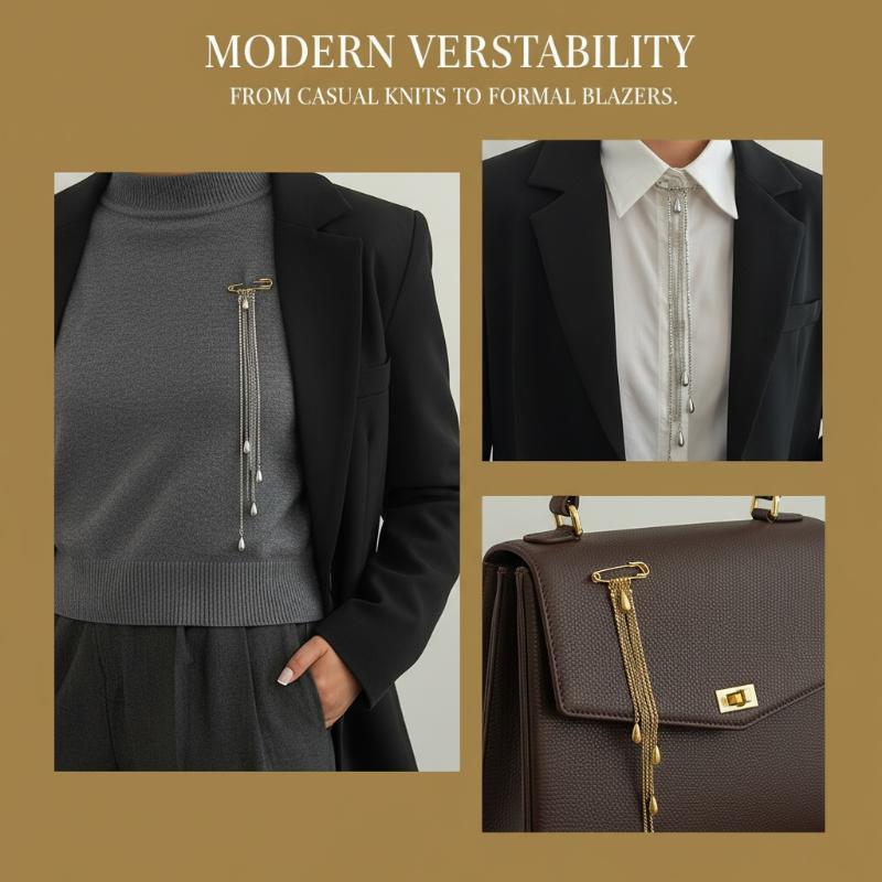 Elegant Water Droplet-tassel B - Mens Formal Look 评论和价格