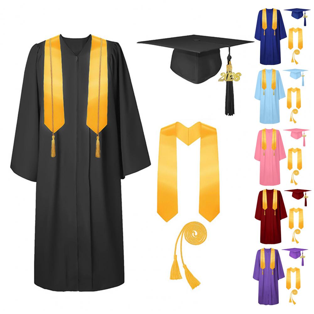 Adults Unisex Matte Graduation - Men'S Formal Wear For Graduation 评论和价格