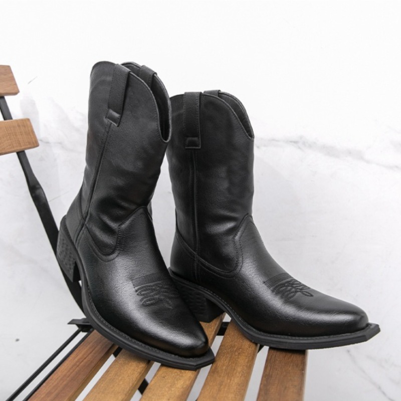 Men Boots Classic Embroidery W - Men'S Ethnic & Formal Designer Wear Studio S 评论和价格
