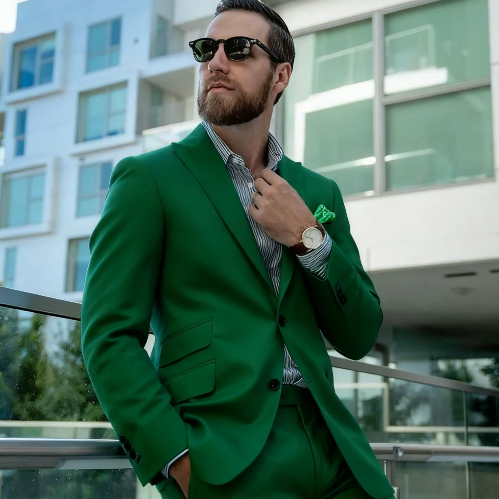 Blue Suit Men's Custom-Fit Ter - Men'S Formal Wear For Graduation 评论和价格