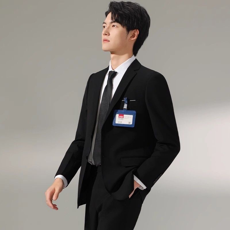 Men Teen Boys Korean Style Sli - Men'S Formal Wear For Graduation 评论和价格