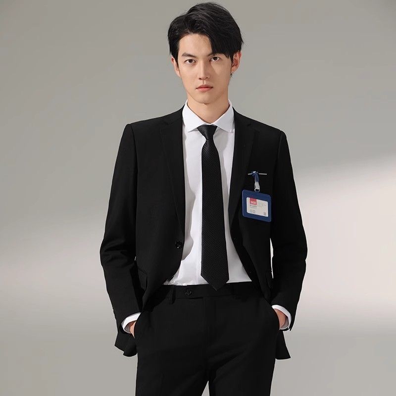 Men Teen Boys Korean Style Sli - Men'S Formal Wear For Graduation 评论和价格