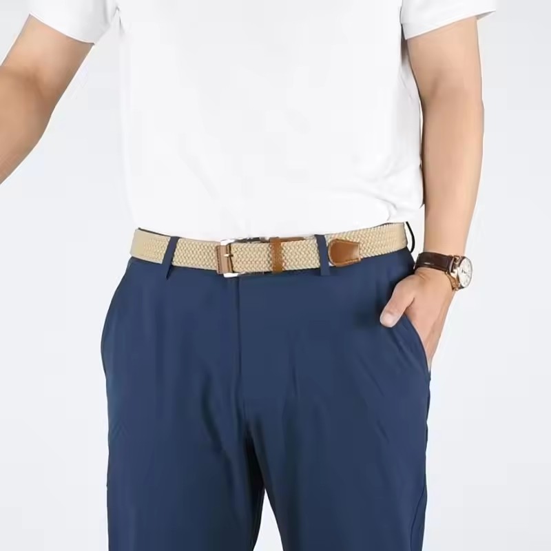 1Pcs New Luxury Men's Elastic  - Men'S Formal Wear Belt 评论和价格