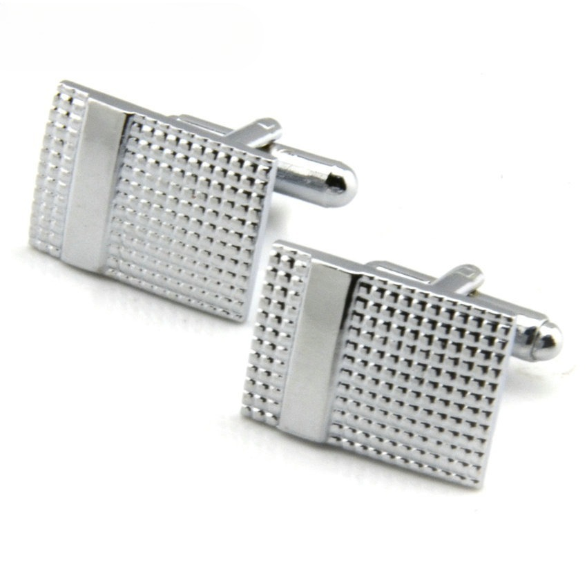 A Set Men's Tie Clip Cufflinks - Mens Formal Look 评论和价格